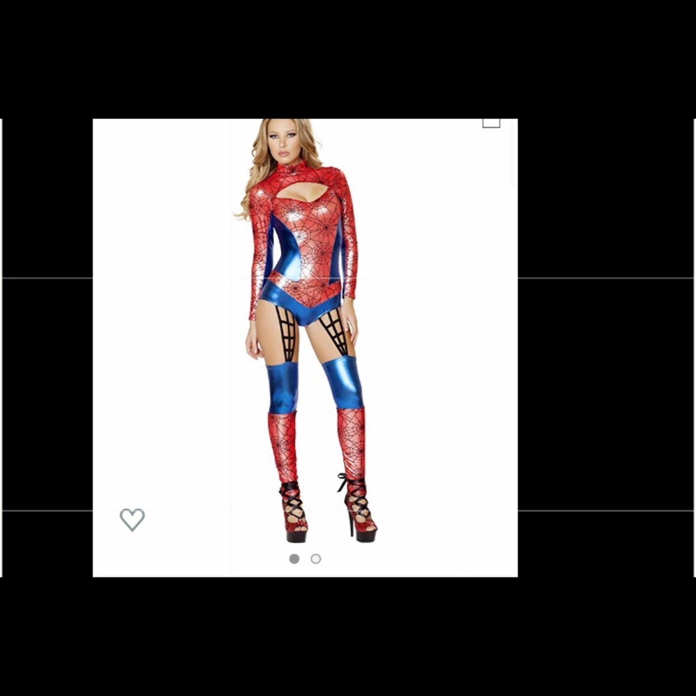 Spider women sexy Halloween costume.